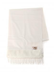 Аксессуары Paul & Joe: Меховой шарф Paul & Joe Nunetto с искусственным мехом и кашемировыми вставками.