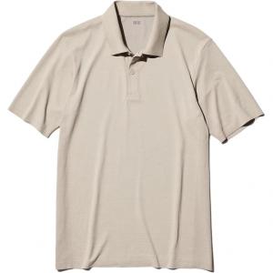 Поло Unisex Beige UNIQLO, бежевый