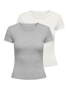 Рубашка ONLY ONLEASY, цвет Light grey/White