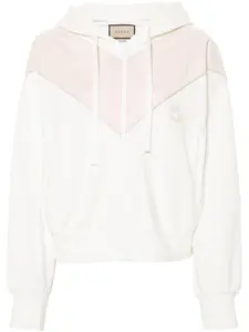 Толстовка с логотипом Interlocking G Gucci, белый