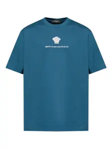 Футболка с логотипом Medusa Versace, синий