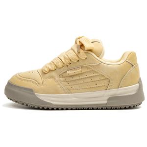 Far waves Женские противоскользящие износостойкие низкие скейтерки светло-желтого цвета, цвет Light Yellow