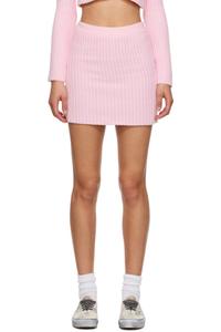Юбка миди в стиле «Чирлидер» розового цвета ERL