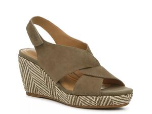 Сандалии Hush Puppies Griffon Wedge Sandal, Olive Green