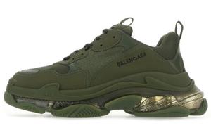 Кроссовки Balenciaga Triple S Clear Sole Dark Green