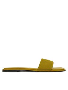 Мюли Flat Slide - He HW0HW02378 Calvin Klein, зеленый