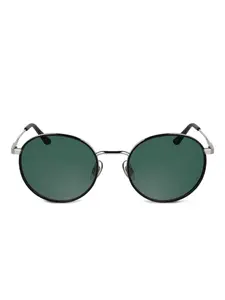 Солнцезащитные очки в круглой оправе Calvin Klein, черный