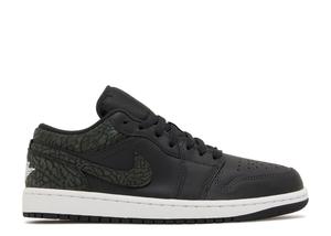 Кроссовки Air Jordan Air Jordan 1 Low Se 'Black Elephant', черный