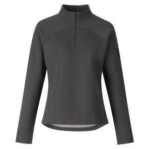 Dualis городская повседневная футболка с длинными рукавами и толстовка женская DESCENTE, коричневый