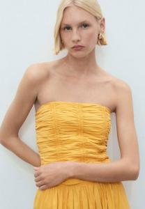 Топ Mango, горчично-желтый