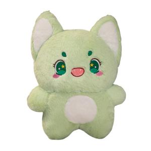 Большой размер милый и очаровательный котик плюшевая игрушка плюшевая кукла Fox fairy, зеленый