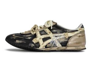 Machu Racer 811 Manufacturing, Mirror Era дышащие низкие повседневные кроссовки Unisex Black Brown Onitsuka Tiger, черный коричневый