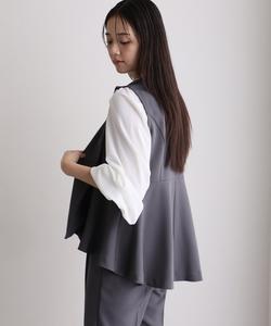 Костюм с жилетом и круглым вырезом Pourvous, цвет Charcoal