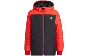 Детские стеганые куртки Adidas, красный