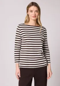 Топ с длинными рукавами gestreiftes Street One, Braun
