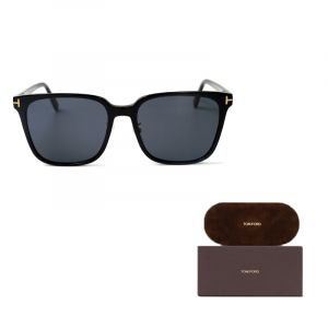 Солнцезащитные очки с квадратной оправой TOM FORD, черный