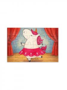 Mr. & Mrs. Panda Дизайн пазла «Единорог-балерина» без надписей белым цветом