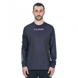 Мотоджерси с длинным рукавом Cube ATX, черный