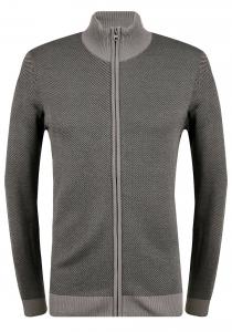 Вязаный кардиган BLEND Londer, серый