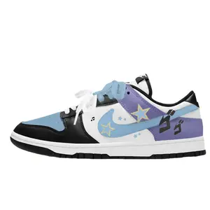 Кроссовки для скейтбординга Dunk Abrasion Resistant Low top Unisex Nike, фиолетовый