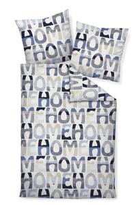 Постельное белье Janine песочный, синий, 135/200 см