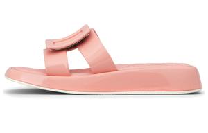 Roger Vivier Женские розовые сандалии Slide