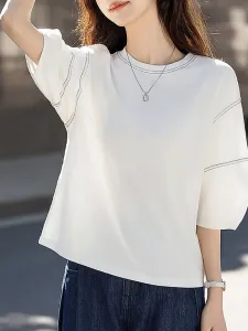 Хлопковые пышные рукава