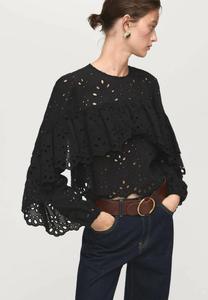 Блуза Mango Blouse, Black
