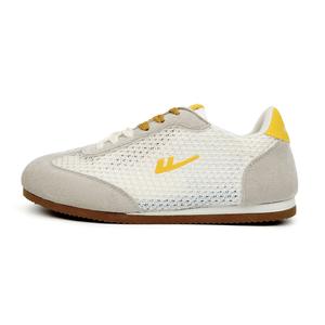 WARRIOR Амортизирующие повседневные кроссовки Low Top для женщин, устойчивые к истиранию, цвета beige, gray, yellow