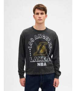 Укороченная футболка с графическим принтом "(U)NBA Los Angeles Lakers"