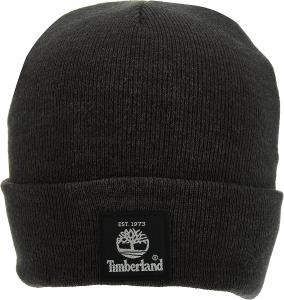 Timberland мужская шапка с отворотом и вышитым логотипом, Charcoal Heather (New)