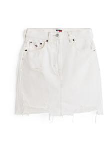 Юбка Tommy Jeans, White Denim