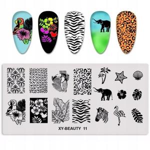 Пластина для штампа для ногтей, Tojato