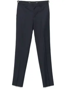 Шерстяные брюки VERSACE, синий