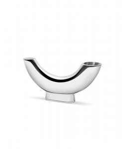 Ваза в форме полумесяца для солярия Nambé, серебро