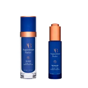 Augustinus Bader Набор для ухода за кожей Blue Gold Cream+Blue Gold Oil увлажняет и питает 50мл+30мл