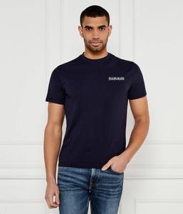 Футболка мужская Napapijri с рисунком на спине, черный