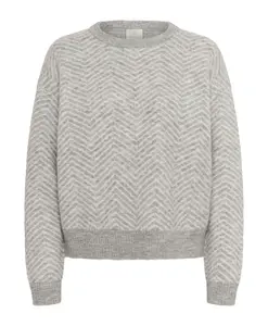 Пуловер Кабитзи Kaffe, серый