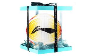 Размер 5 футбольный мяч TPU машинной строчки унисекс яркий цвет LINING, синий Gift Box Set