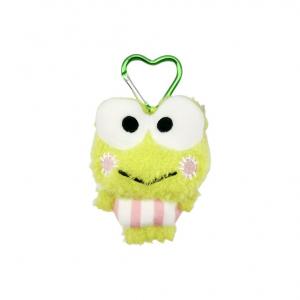 E STRONG x Sanrio Line плюшевый кулон с милой лягушкой-мультяшкой с большими глазами высота 11см E-STRONG