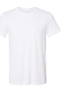 Футболка из замши BELLA + CANVAS, цвет solid white blend