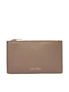 Кошелек Foil Logo Top Zip Cardcase LV04F1090G Calvin Klein, бежевый