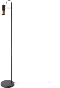 Торшер Paco Home "FUOCA", лампа GU10 | без лампочки, регулируемая по высоте лампа для чтения GU10, поворотная винтажная лампа Ø 25 см, Рост: 154 см, черный