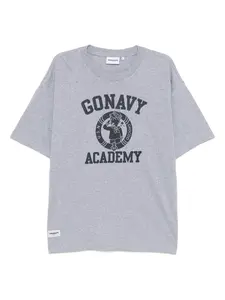 Футболка с принтом Chocoolate, серый