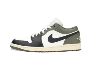 Jordan Air 1 амортизация, износостойкие низкие винтажные баскетбольные кроссовки Unisex Olive Green