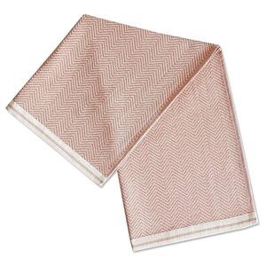 Кухонное полотенце framsohn Modern Kitchen Fischgräte, 50x0,5x70 см цвет rosé-weiß