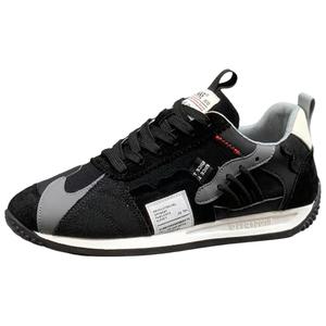 ZUOSAISI Мужские дышащие устойчивые к истиранию низкие кеды повседневные черные, цвет Black