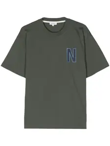 Футболка Simon с логотипом Norse Projects, зеленый