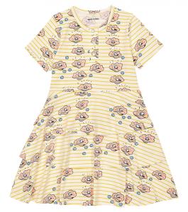 Хлопковое платье из ракушек Mini Rodini, разноцветный