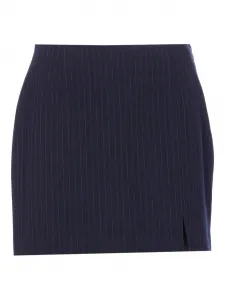 Мини-юбка в тонкую полоску Aniye By, синий